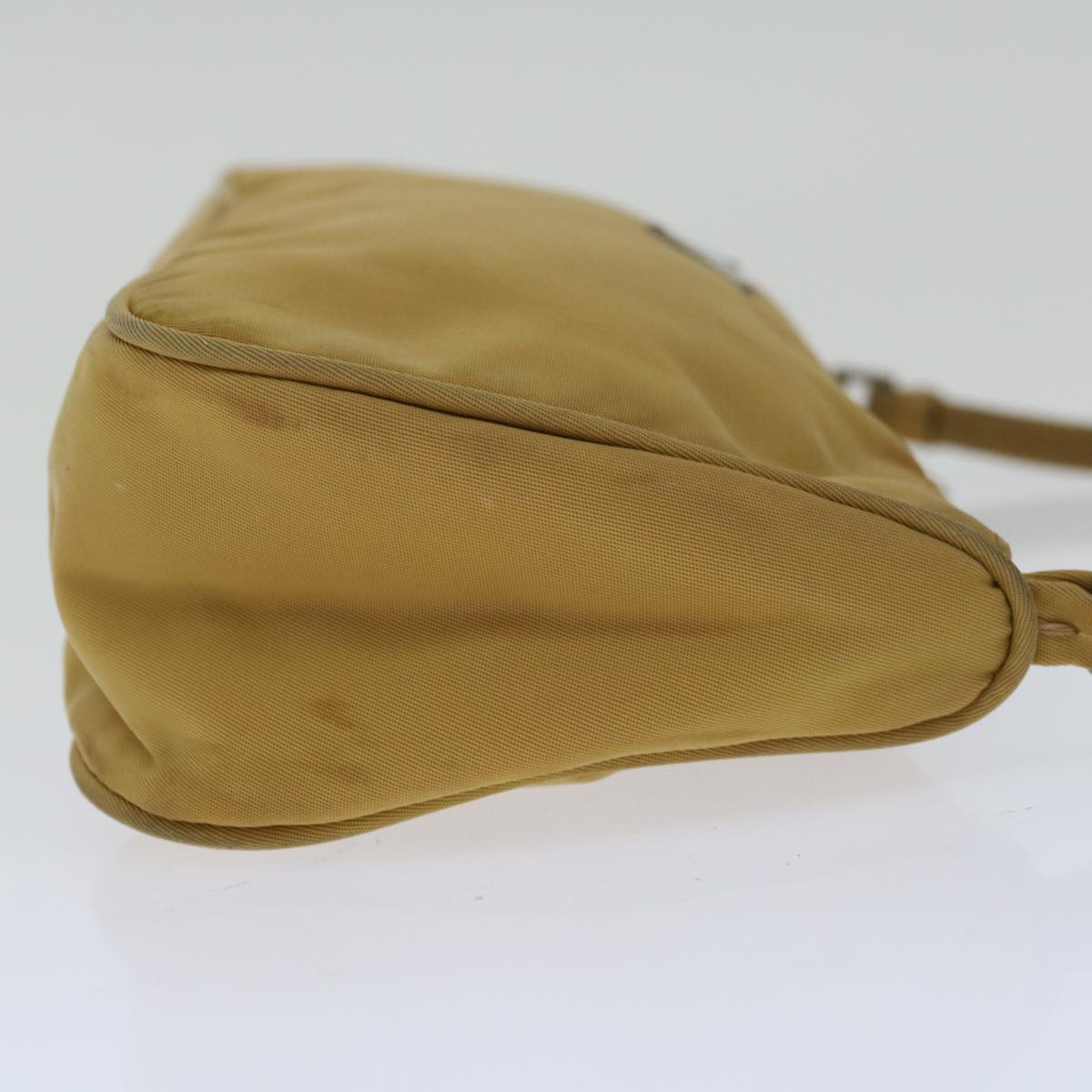 PRADA Accessory Pouch Nylon Beige  67275