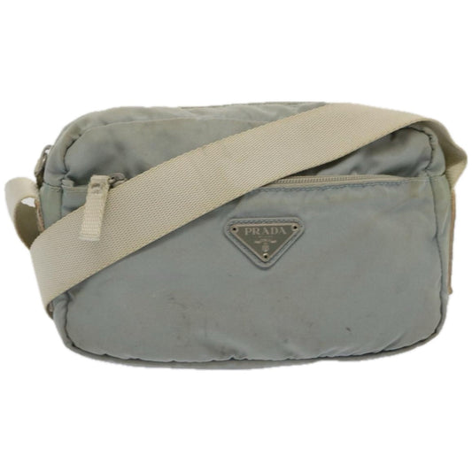 PRADA Shoulder Bag Nylon Light Blue  67325
