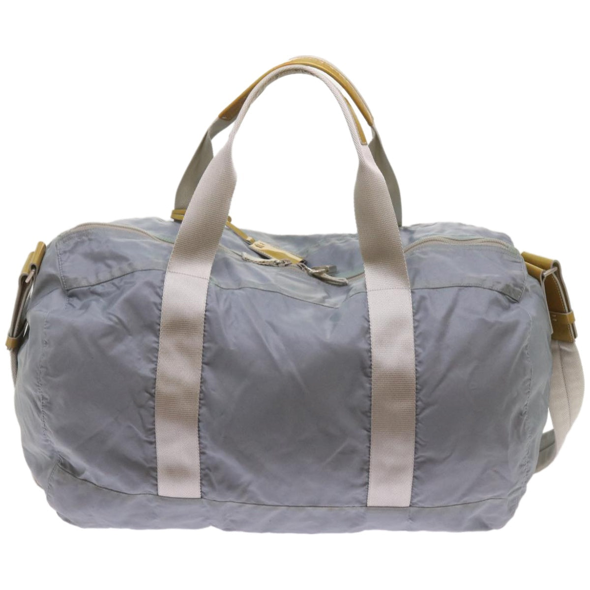 PRADA Boston Bag Nylon 2way Light Blue  67329