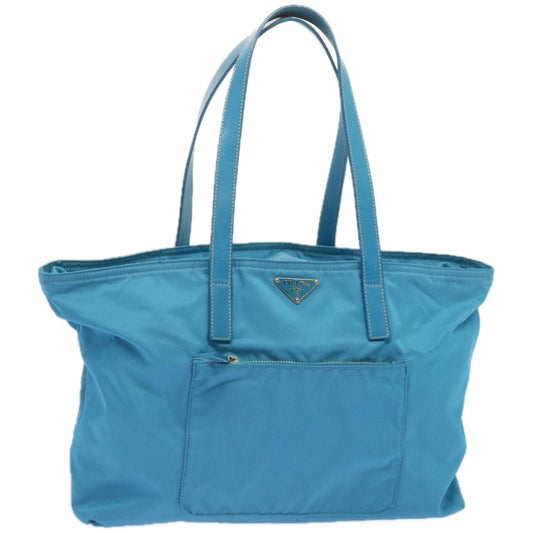 PRADA Tote Bag Nylon Light Blue  67419
