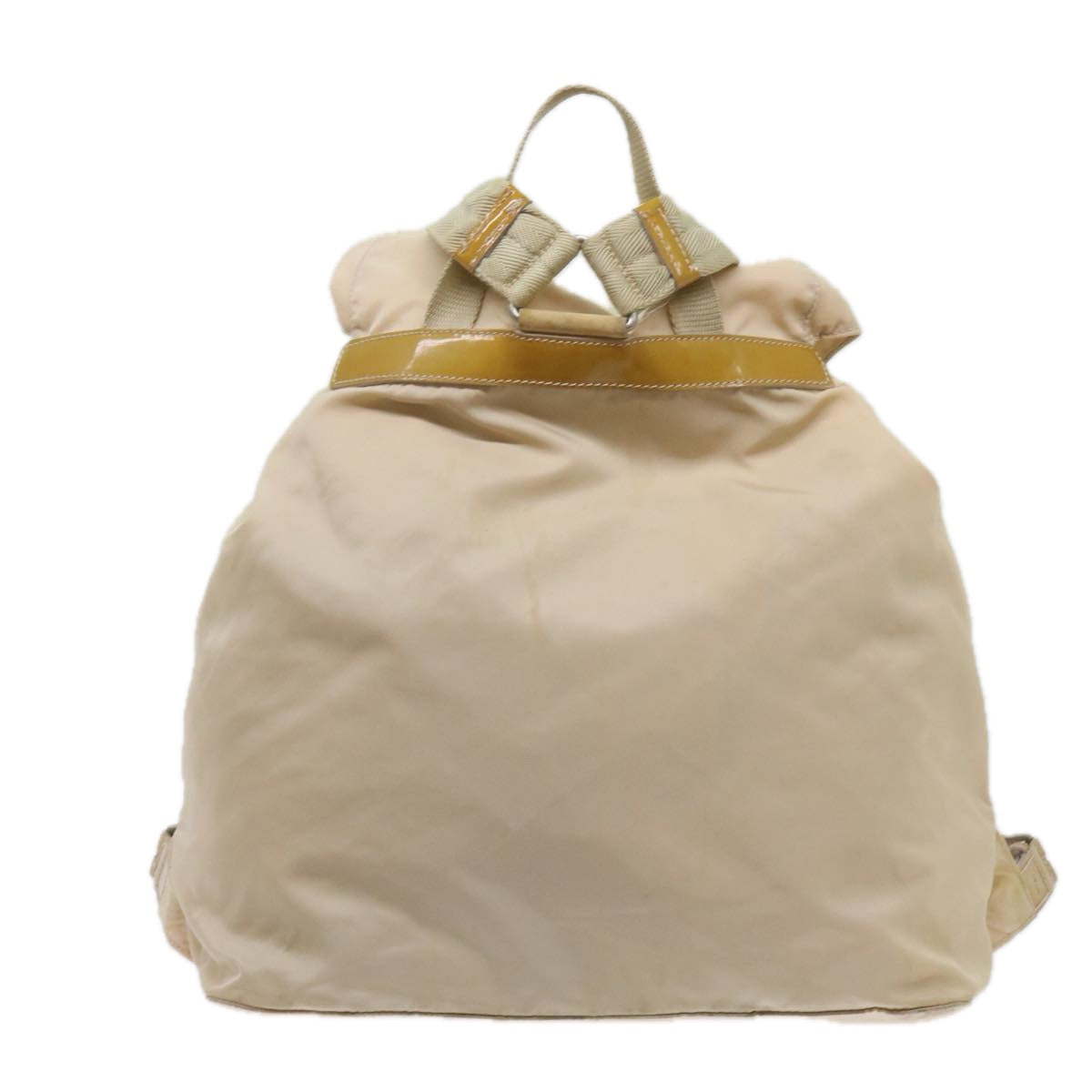 PRADA Backpack Nylon Beige  67585
