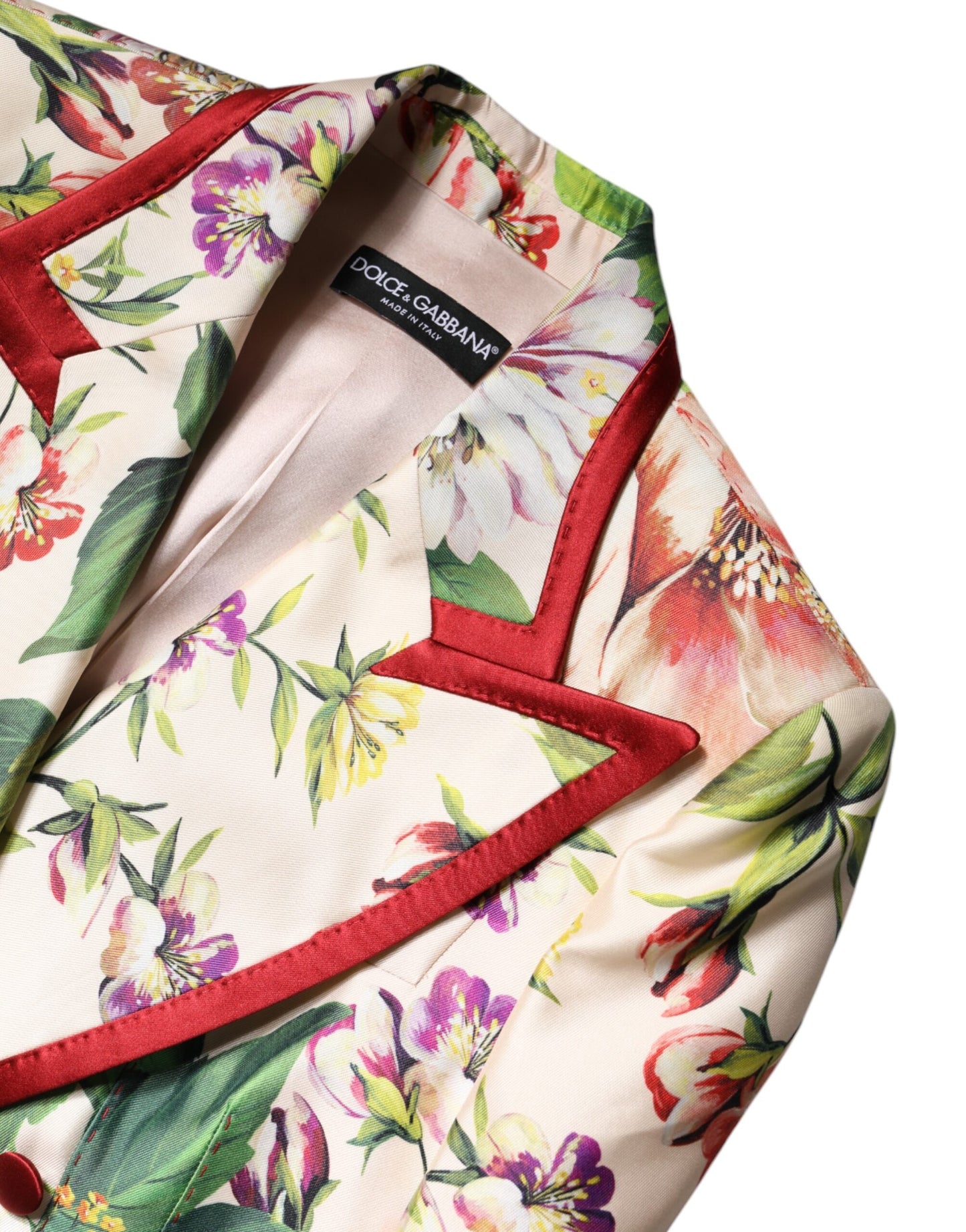 Dolce & Gabbana Multicolor Floral Double Breasted Women's Jacket