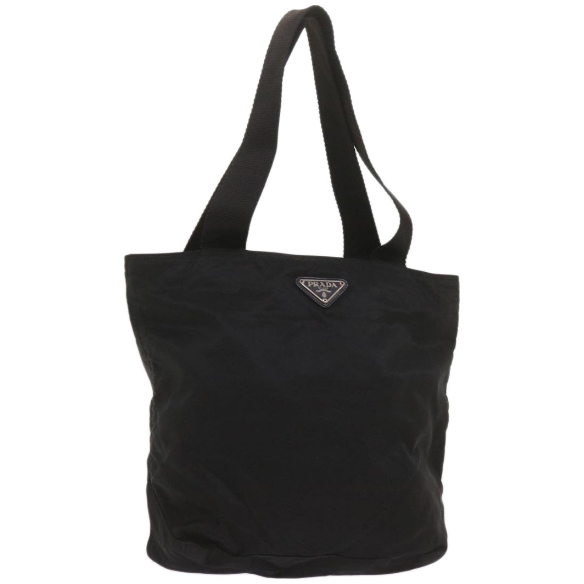PRADA Hand Bag Nylon Black  67600