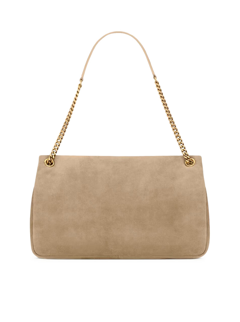 Saint Laurent Women Calypso Large Suede Bag