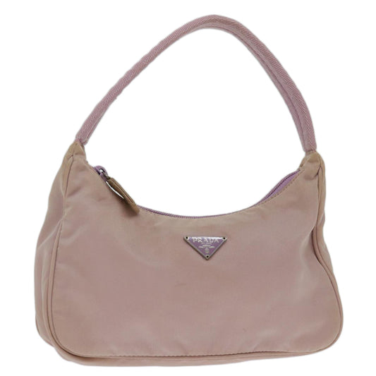 PRADA Hand Bag Nylon Pink  67679
