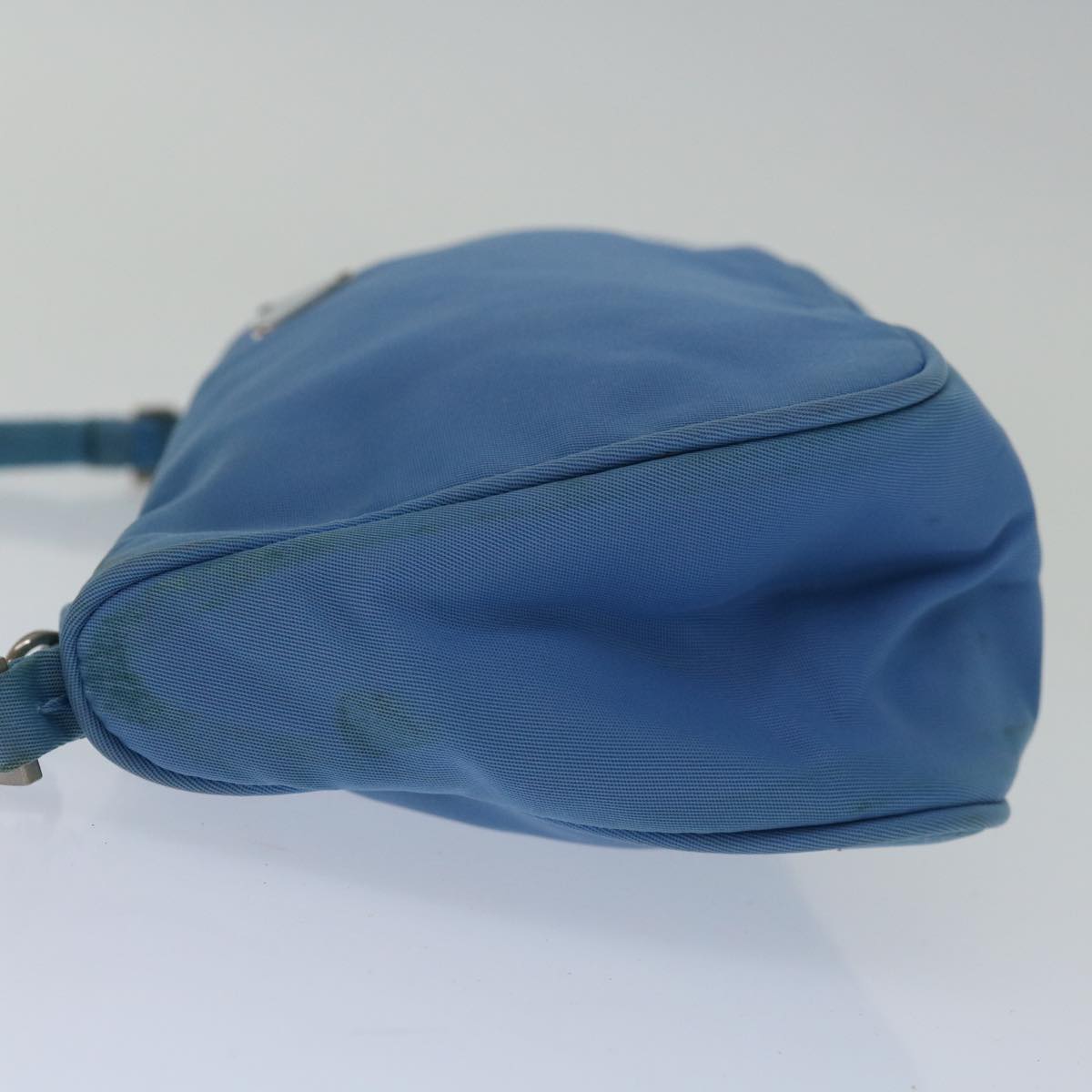PRADA Accessory Pouch Nylon Light Blue  67877