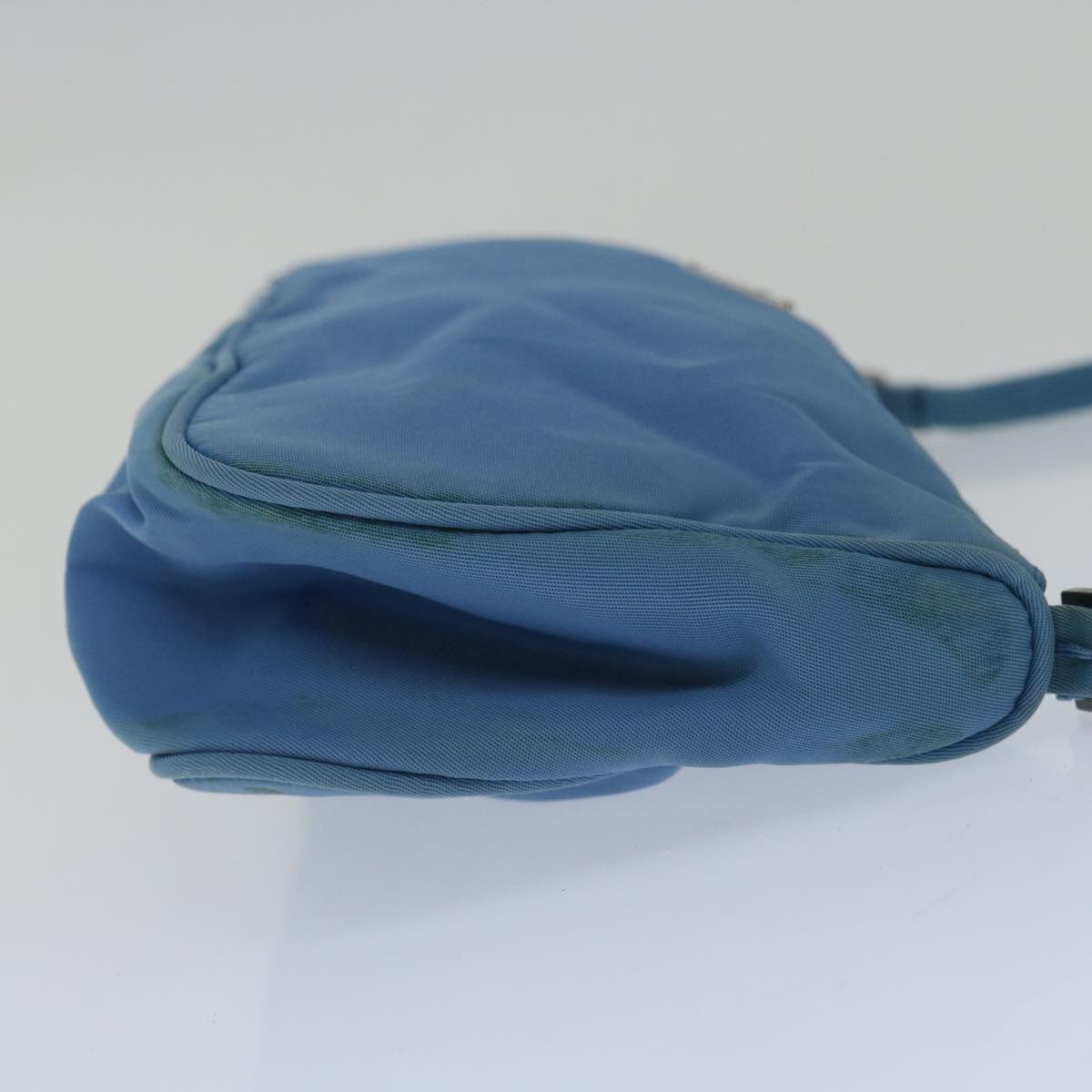 PRADA Accessory Pouch Nylon Light Blue  67877