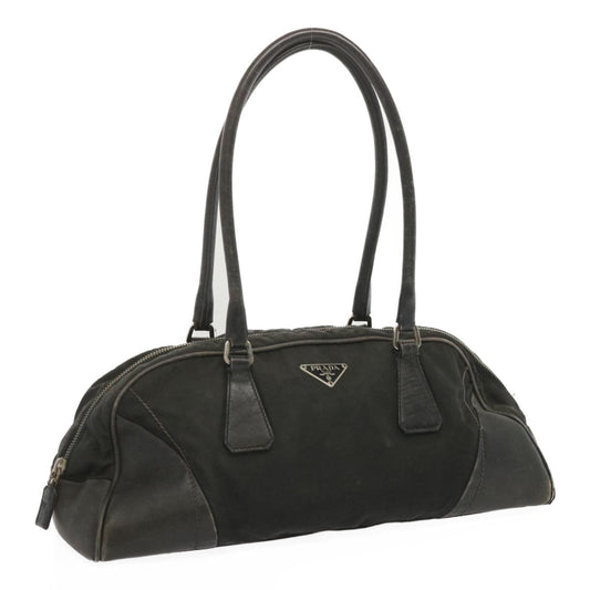 PRADA Hand Bag Nylon Black  67973