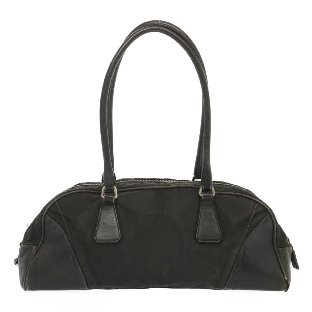 PRADA Hand Bag Nylon Black  67973
