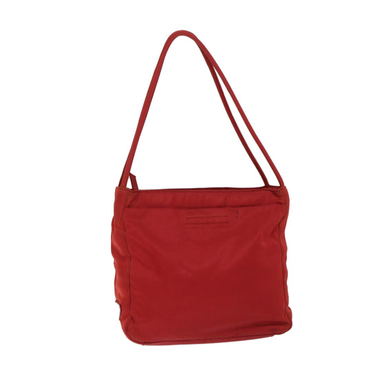 PRADA Hand Bag Nylon Red  67974