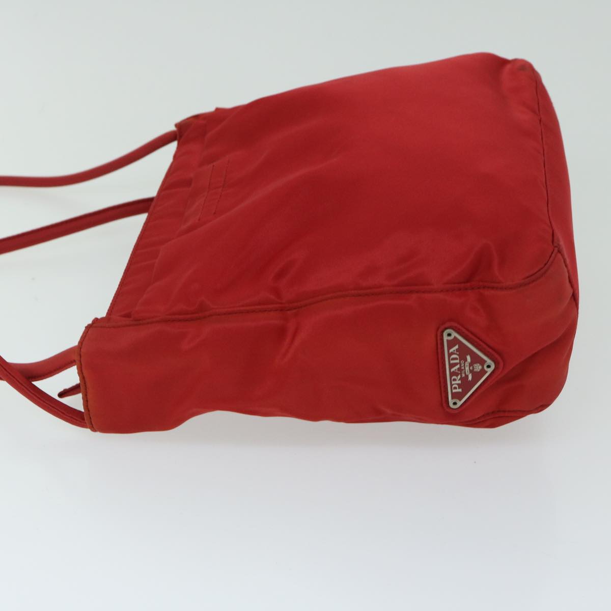 PRADA Hand Bag Nylon Red  67974