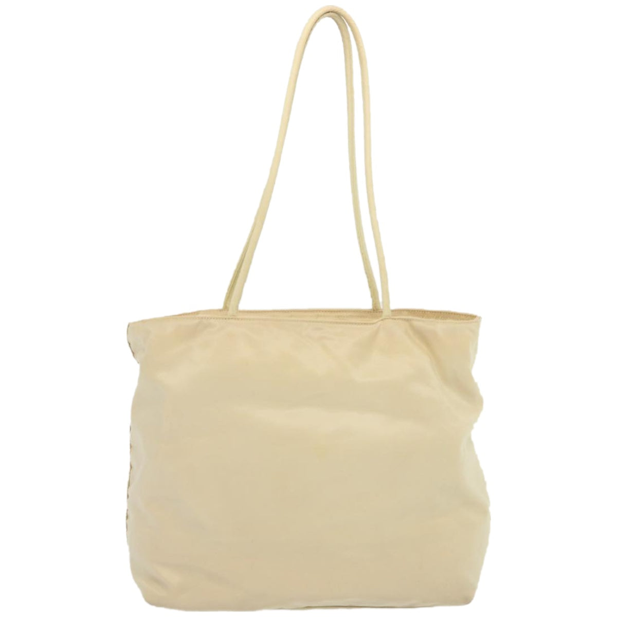 PRADA Tote Bag Nylon Cream  67975