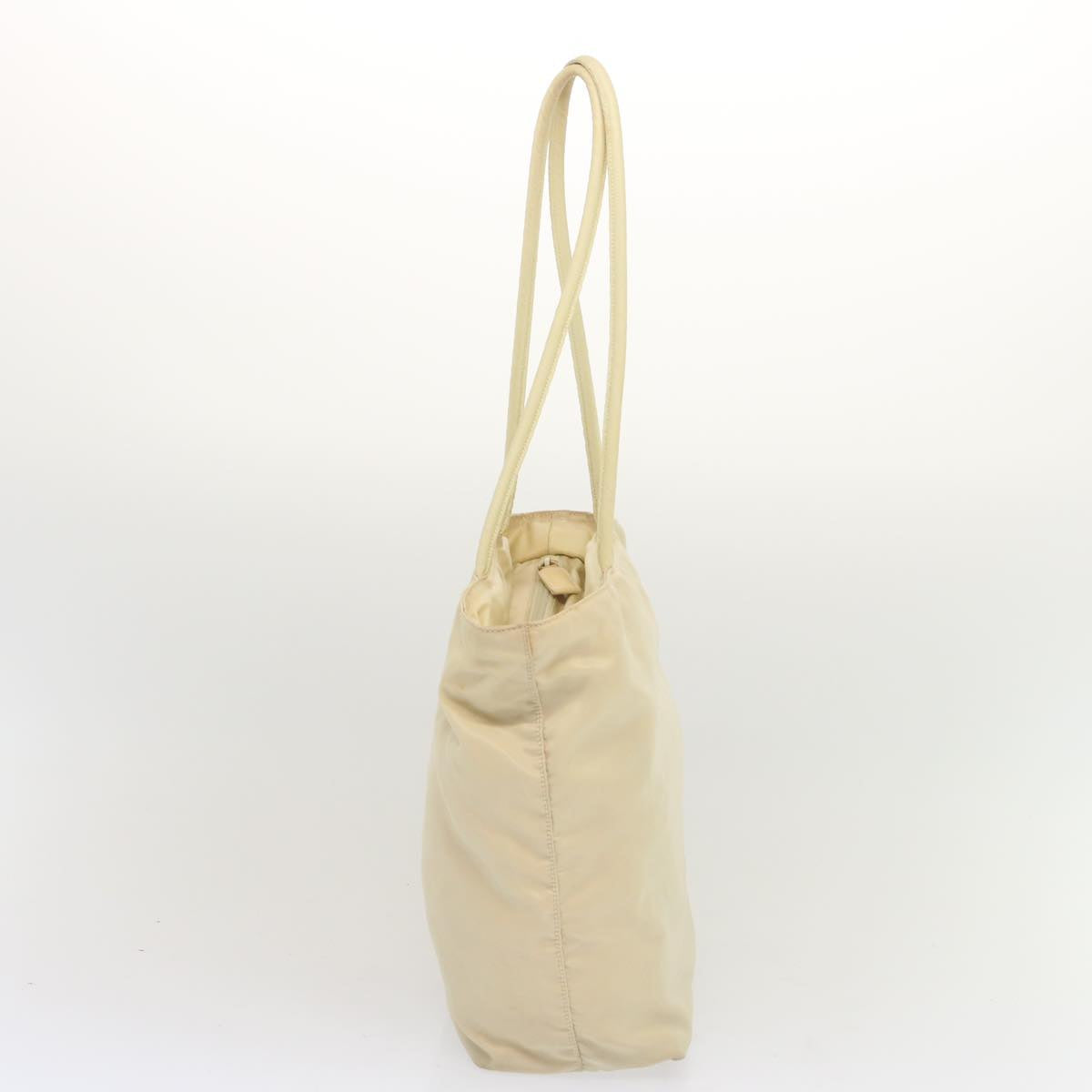 PRADA Tote Bag Nylon Cream  67975