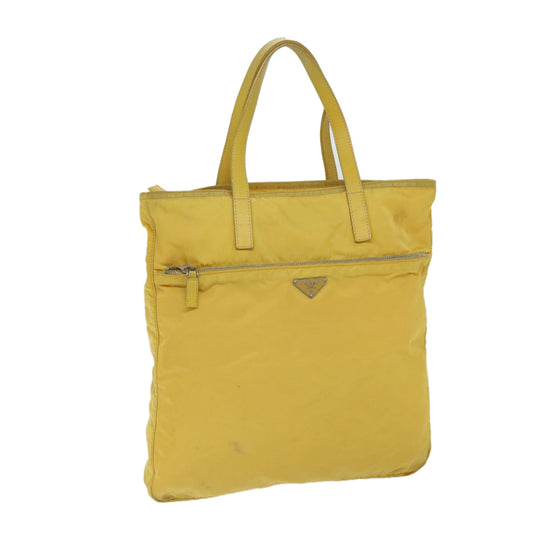 PRADA Tote Bag Nylon Yellow  67978