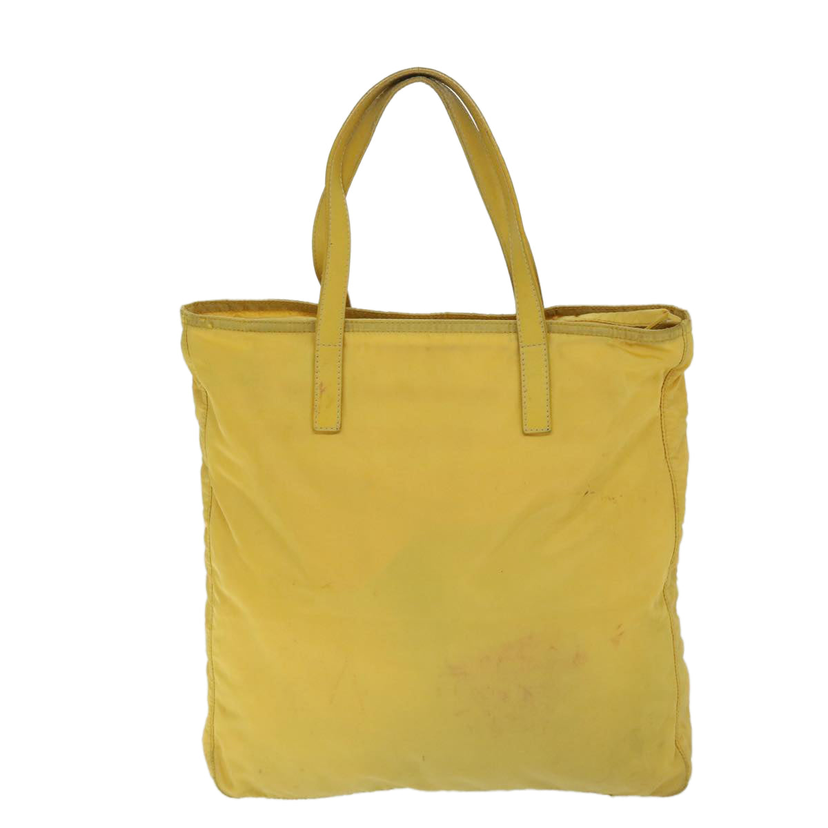 PRADA Tote Bag Nylon Yellow  67978