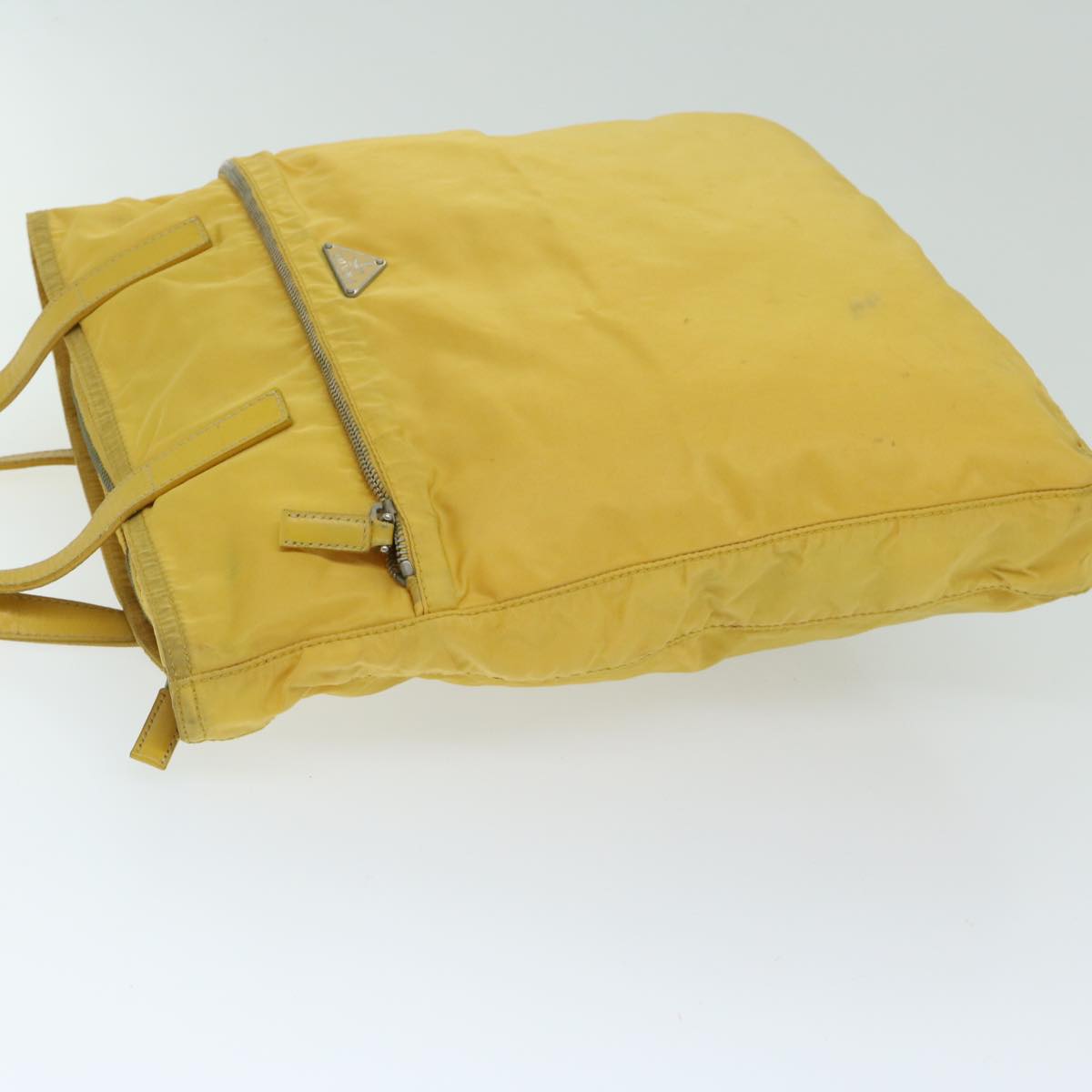 PRADA Tote Bag Nylon Yellow  67978