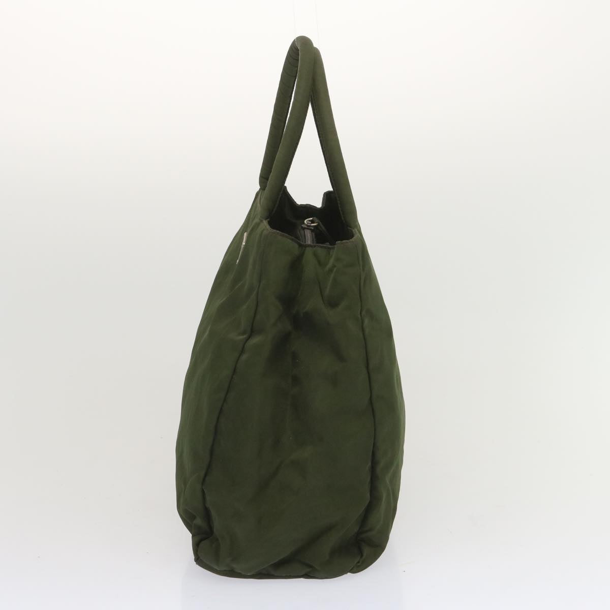 PRADA Hand Bag Nylon Khaki  67980