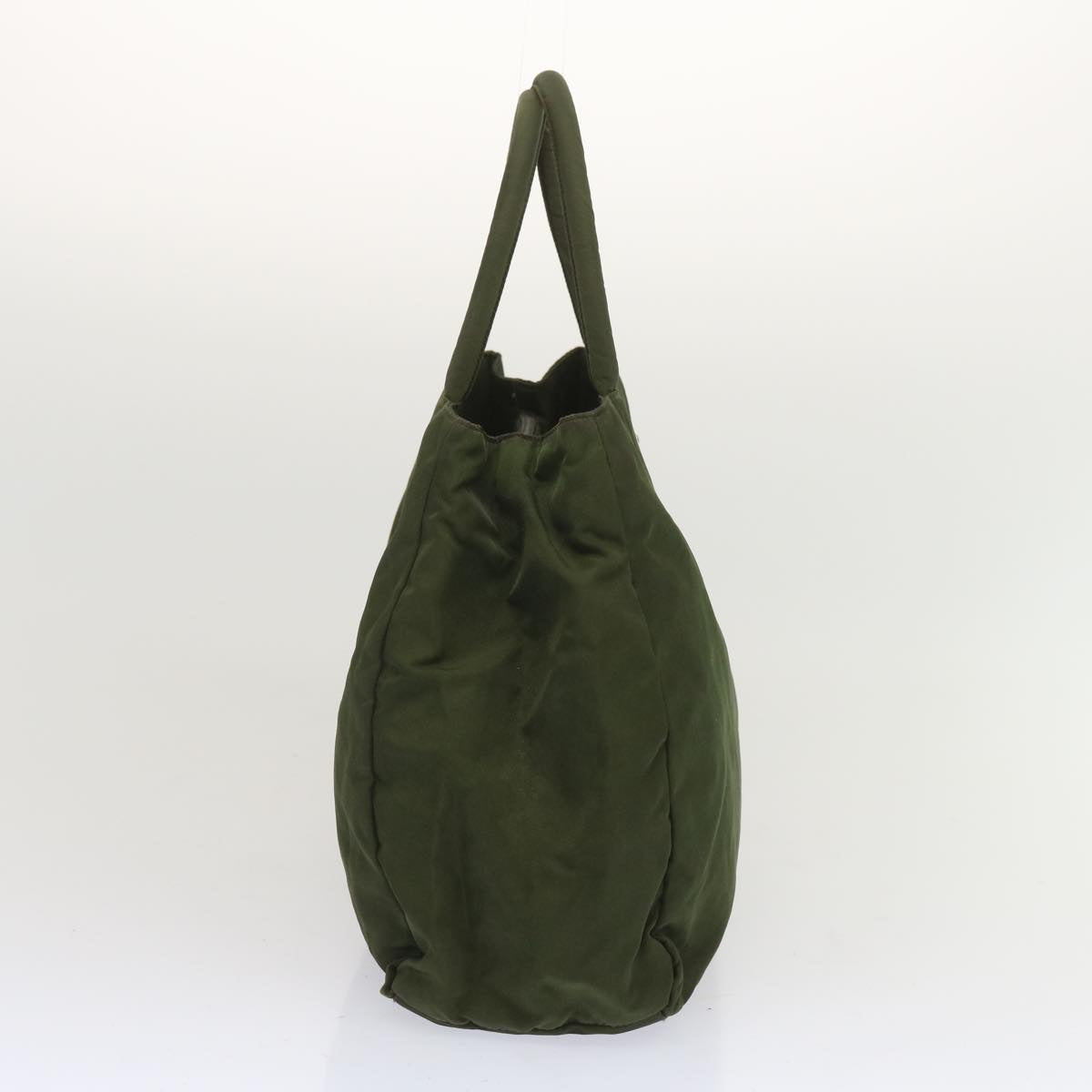 PRADA Hand Bag Nylon Khaki  67980