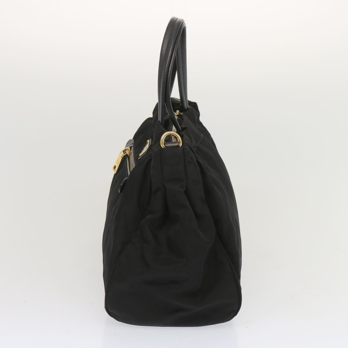 PRADA Hand Bag Nylon Black  67981
