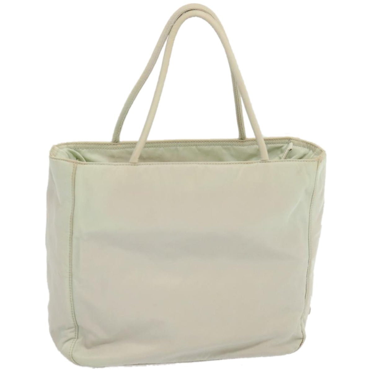 PRADA Hand Bag Nylon White  67984