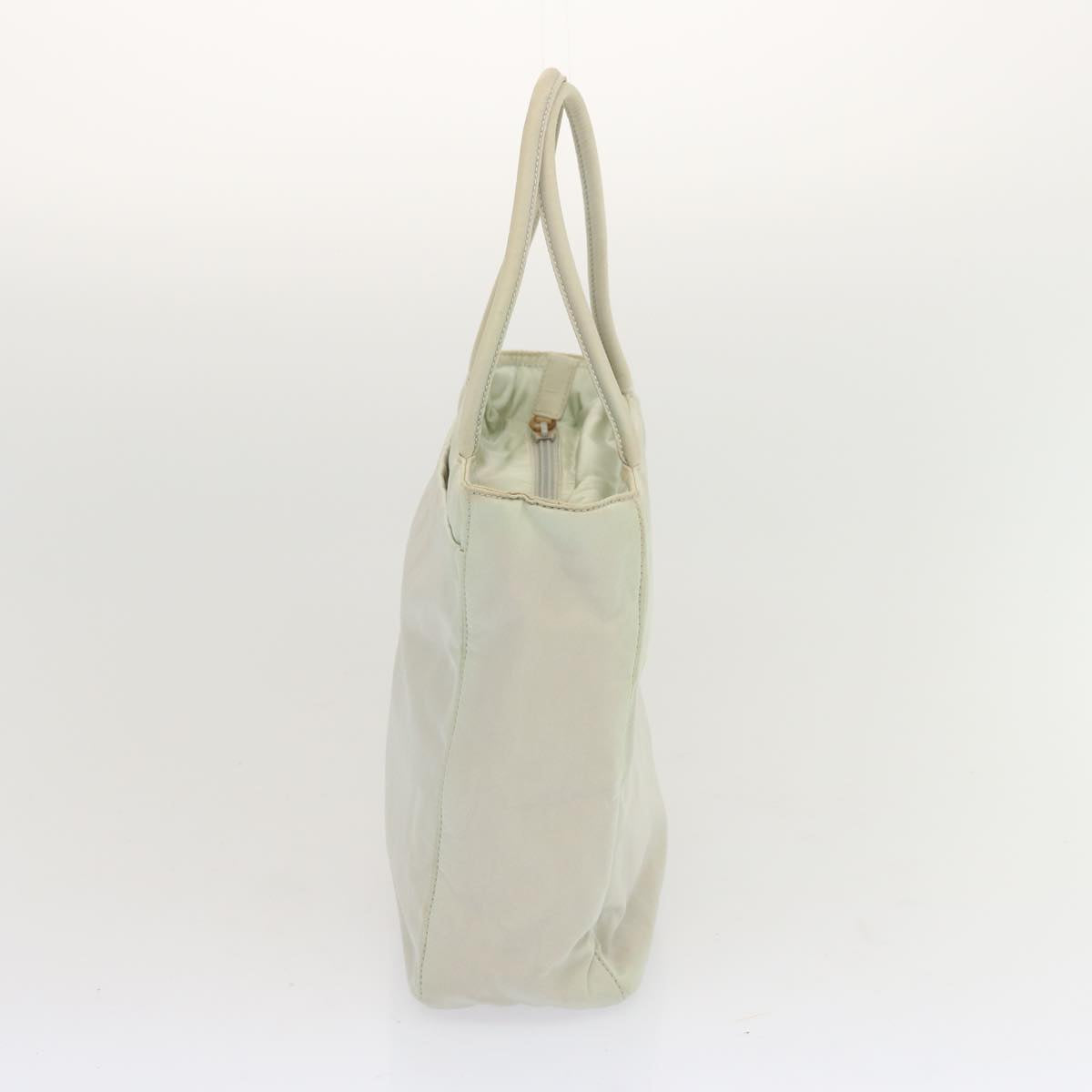 PRADA Hand Bag Nylon White  67984