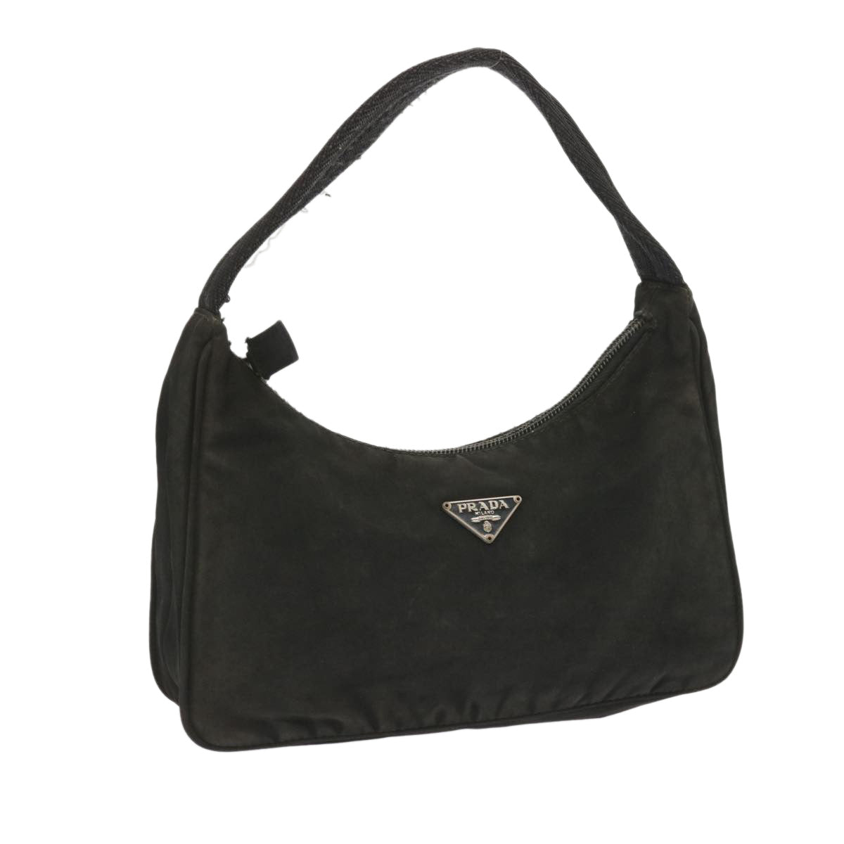 PRADA Hand Bag Nylon Black  67987