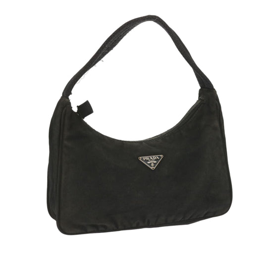 PRADA Hand Bag Nylon Black  67987