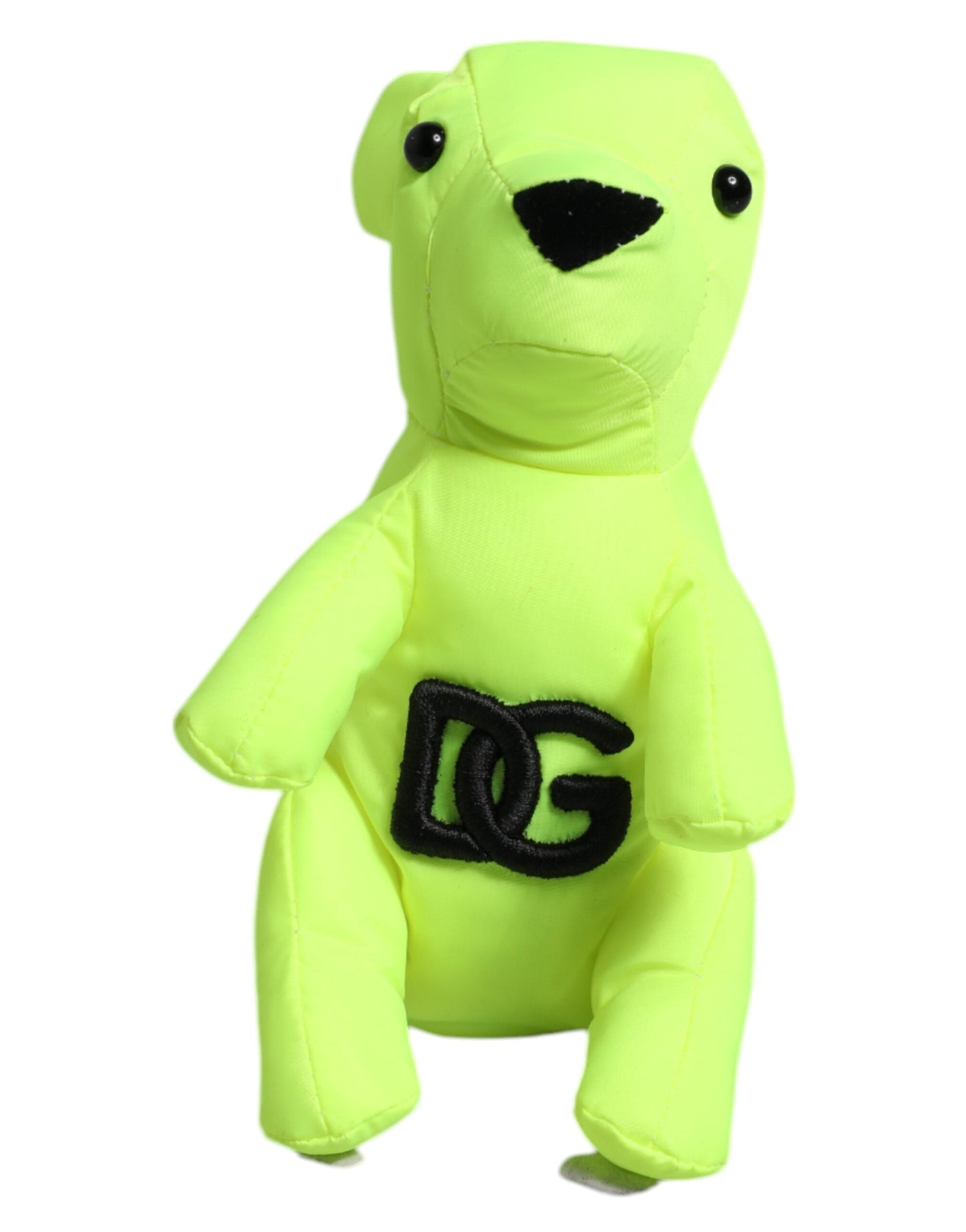 Dolce & Gabbana Green Bear Embroidered Logo Keychain Clasp Men's Keyring