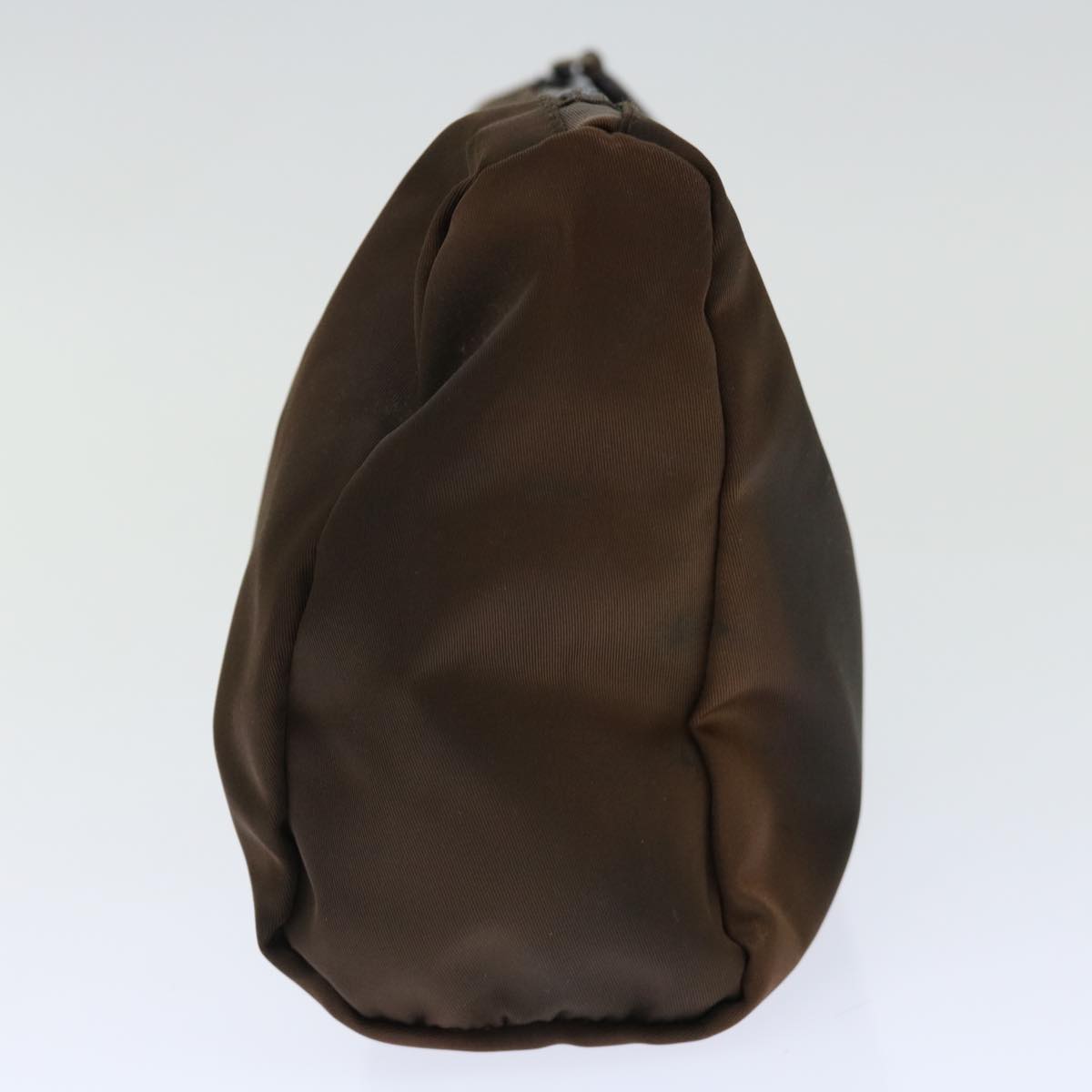 PRADA Pouch Nylon Brown  68084