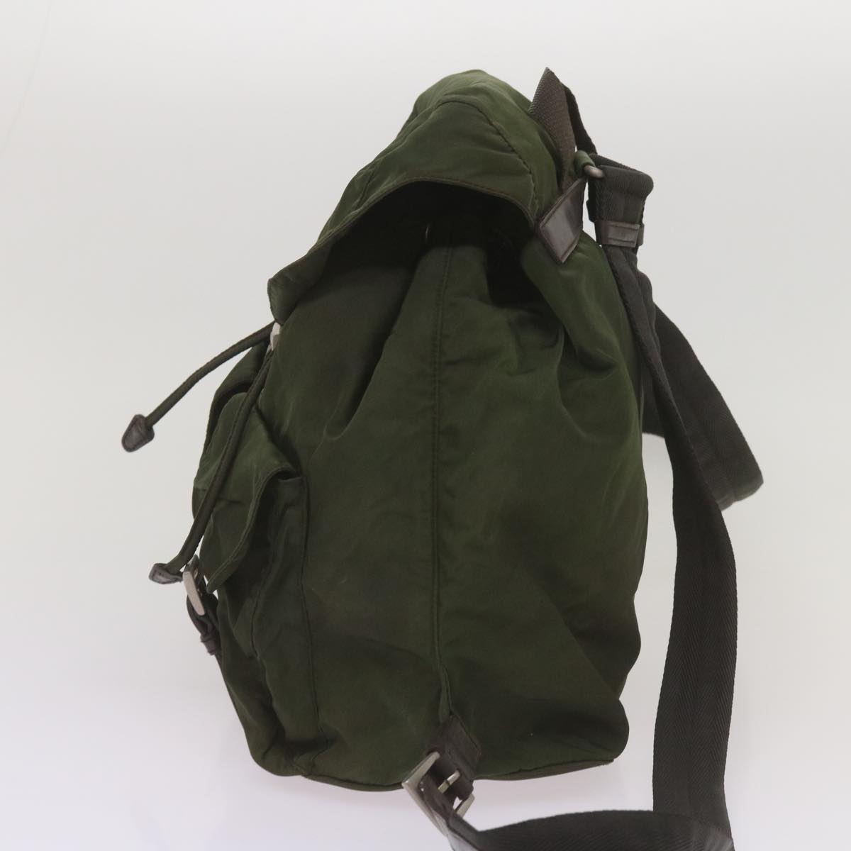 PRADA Backpack Nylon Khaki  68153