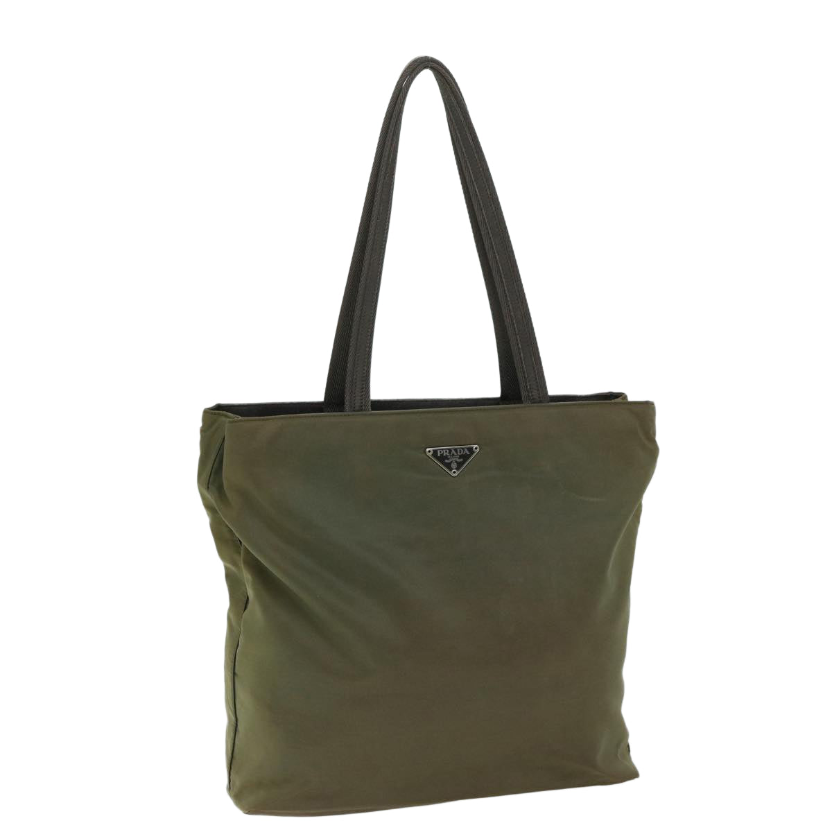 PRADA Tote Bag Nylon Khaki  68166