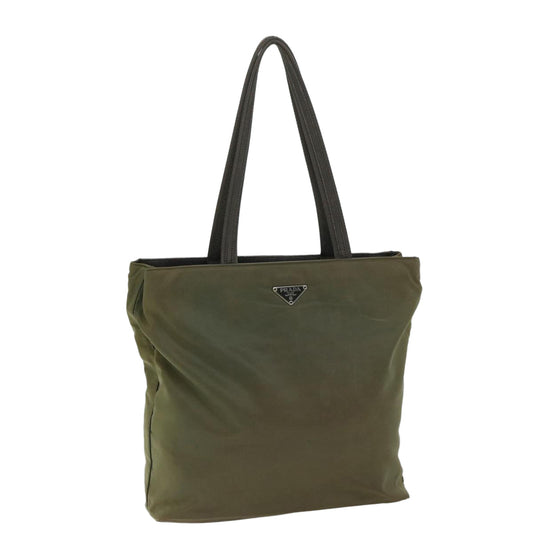 PRADA Tote Bag Nylon Khaki  68166