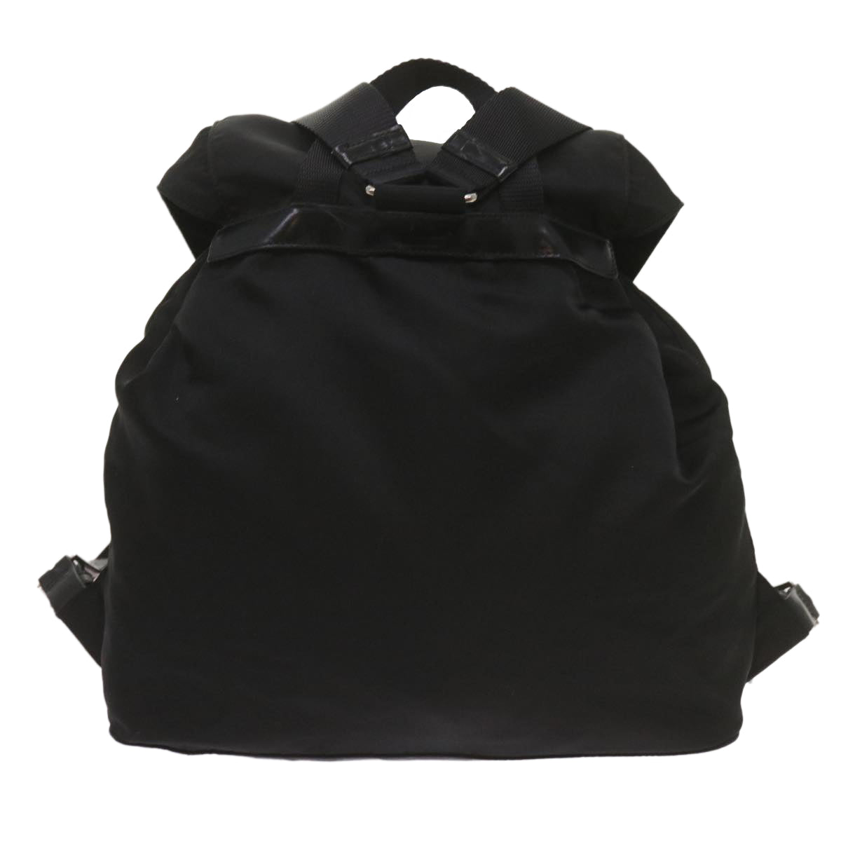 PRADA Backpack Nylon Black  68176