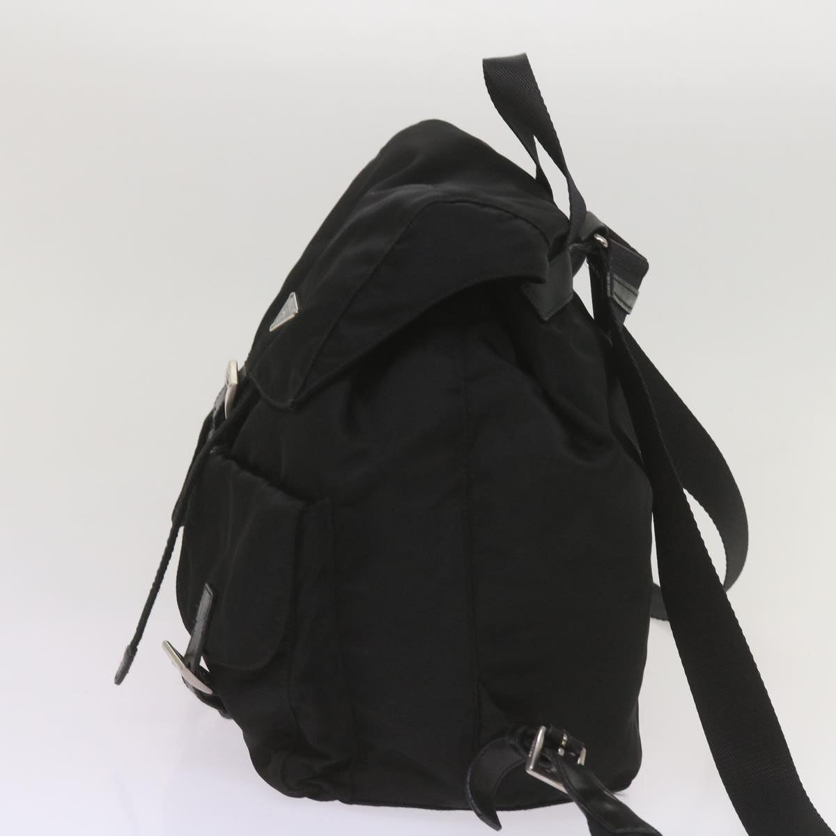PRADA Backpack Nylon Black  68176
