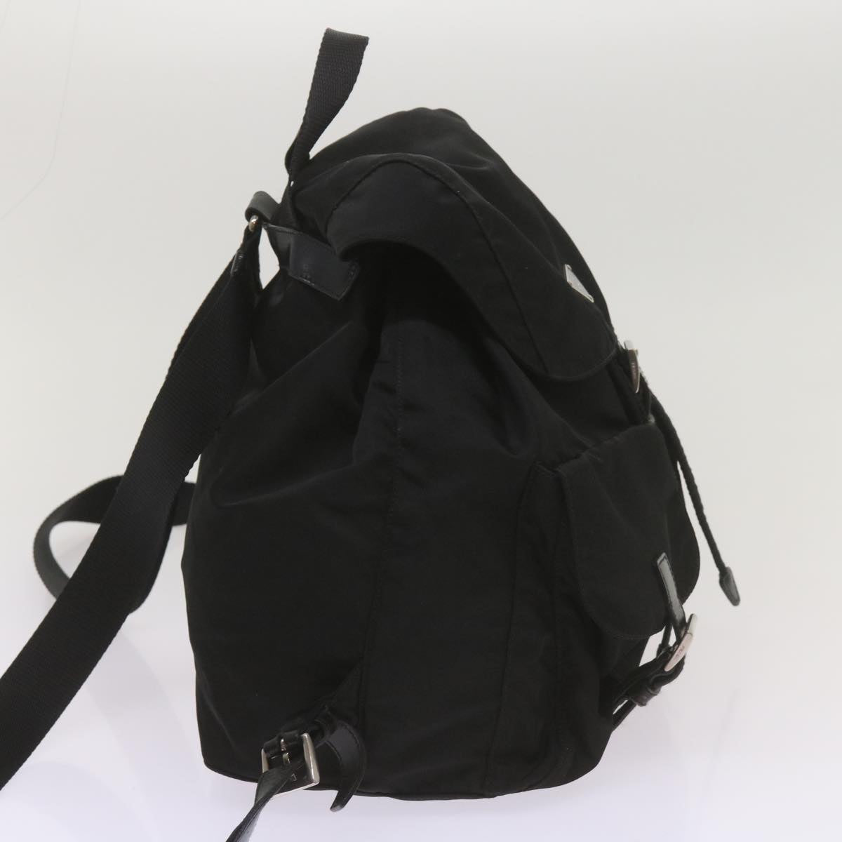 PRADA Backpack Nylon Black  68176