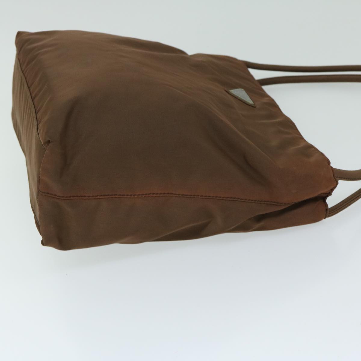 PRADA Shoulder Bag Nylon Brown  68235