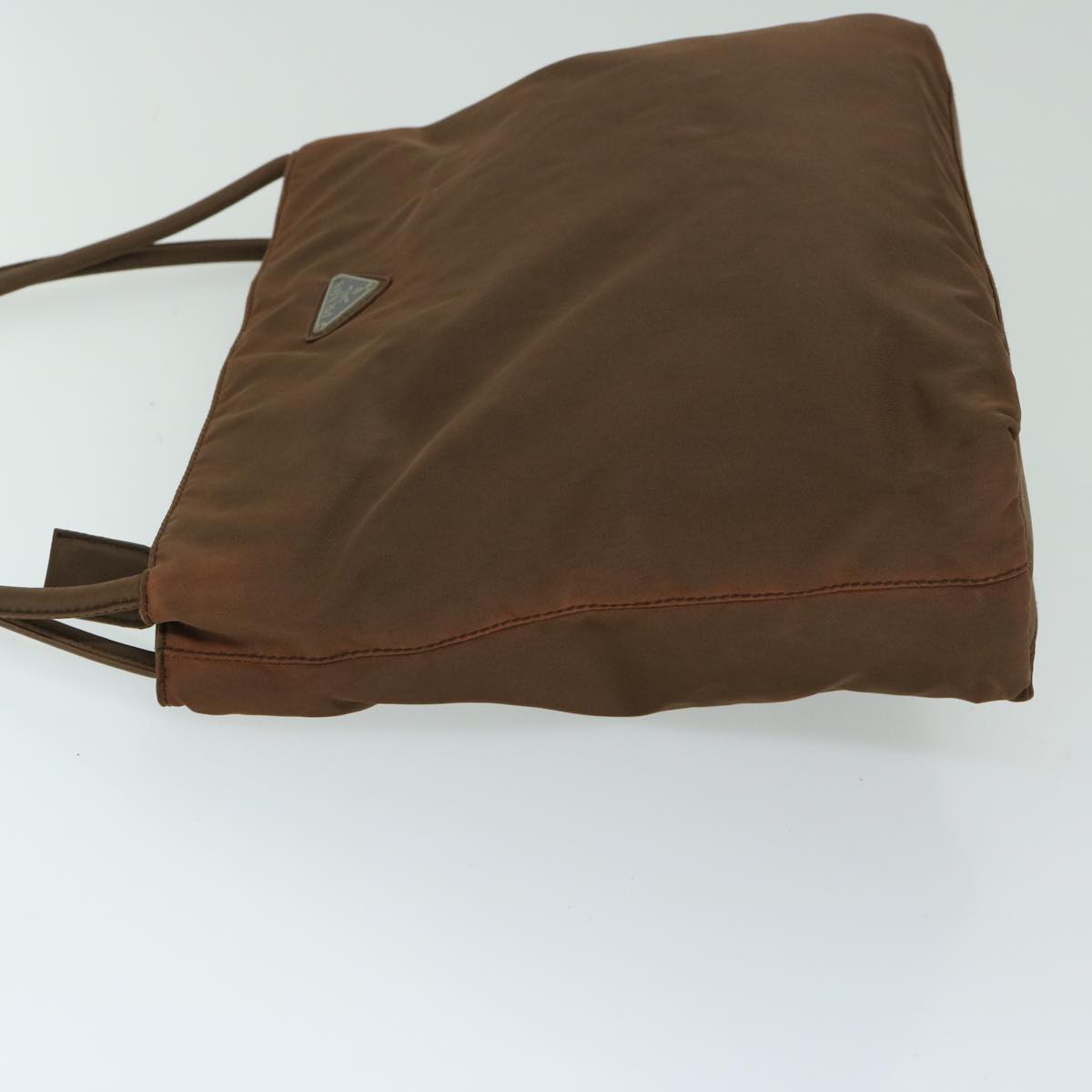 PRADA Shoulder Bag Nylon Brown  68235