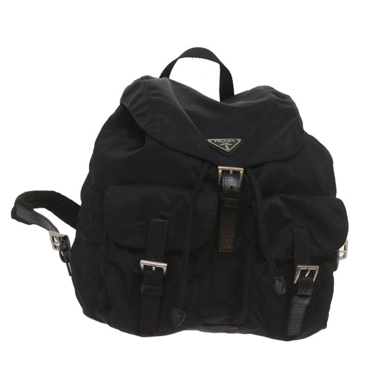 PRADA Backpack Nylon Black  68249