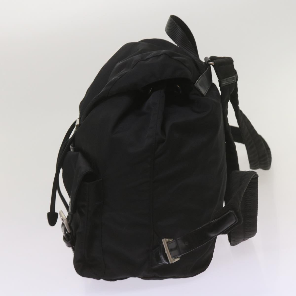 PRADA Backpack Nylon Black  68249