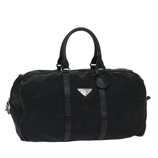 PRADA Boston Bag Nylon Black  68257