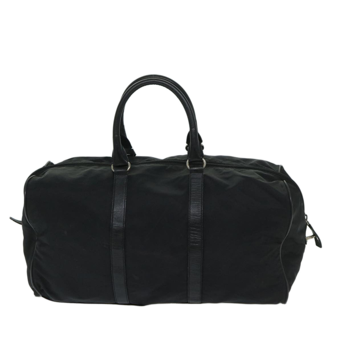 PRADA Boston Bag Nylon Black  68257