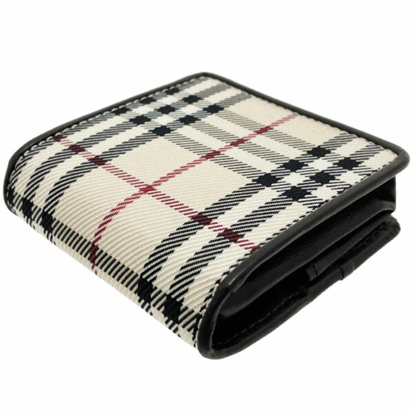 Burberry Nylon Leather Coin Purse/Coin Case ()