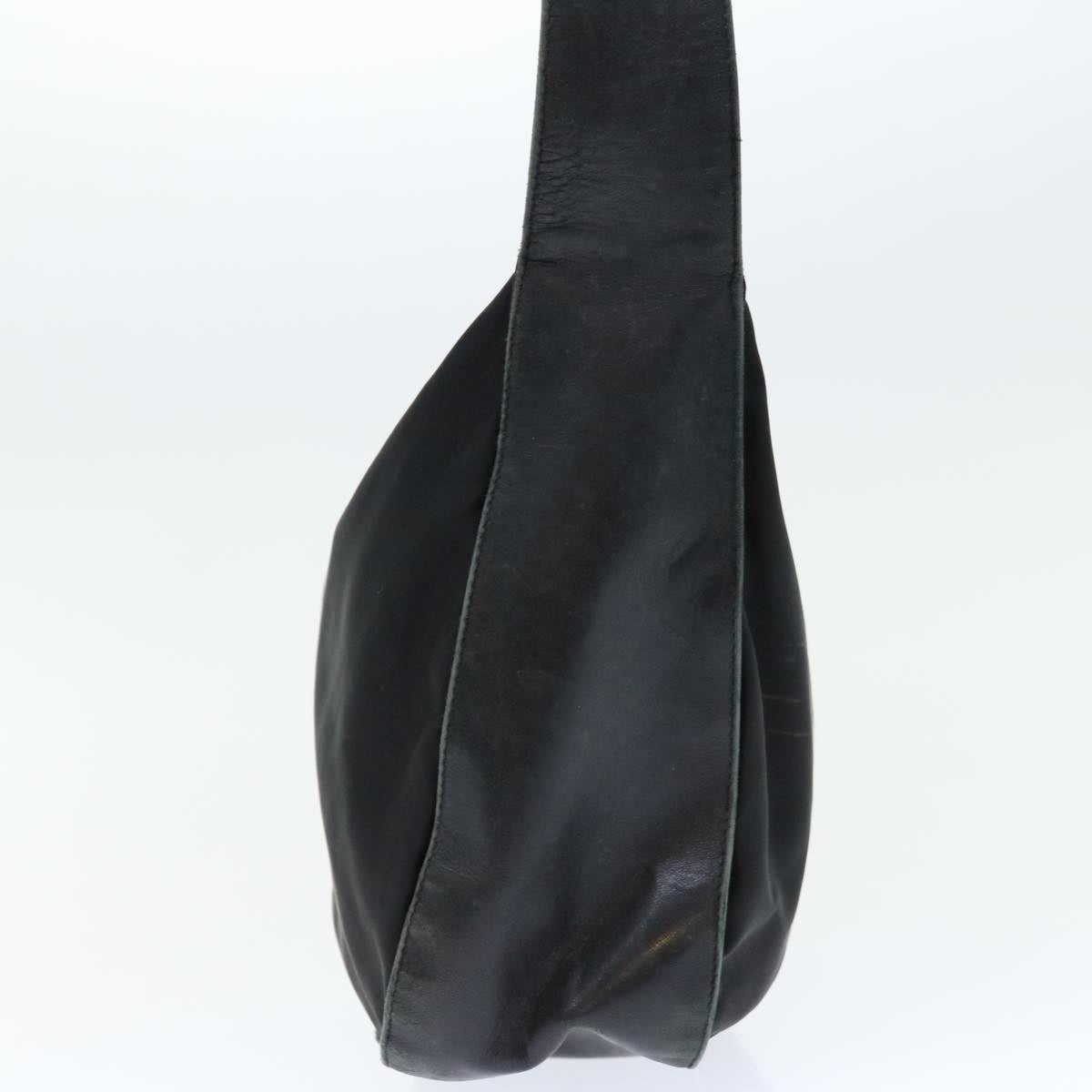 PRADA Shoulder Bag Nylon Leather Black  68336