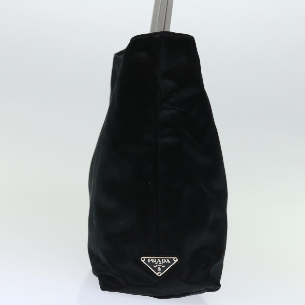 PRADA Shoulder Bag Satin Black  68341