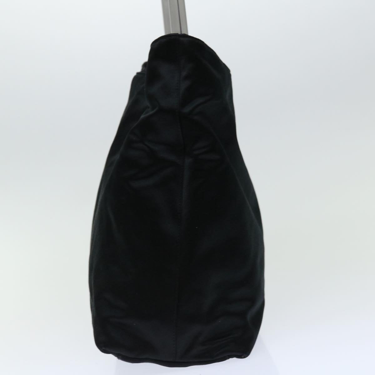 PRADA Shoulder Bag Satin Black  68341