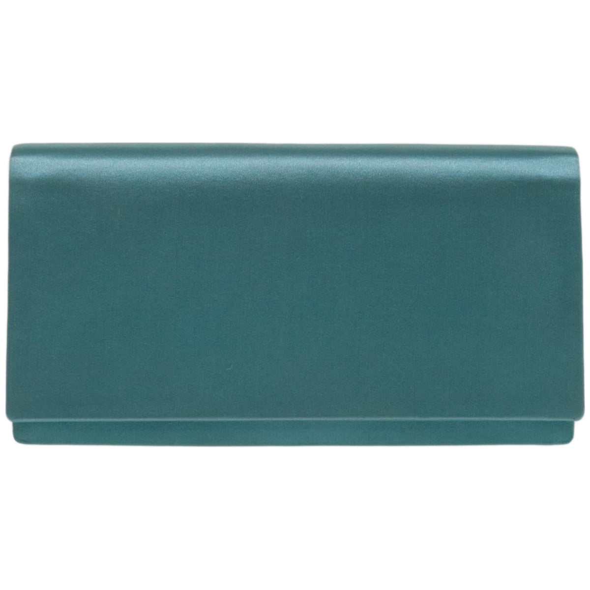 PRADA Clutch Bag Satin Light Blue  68368A