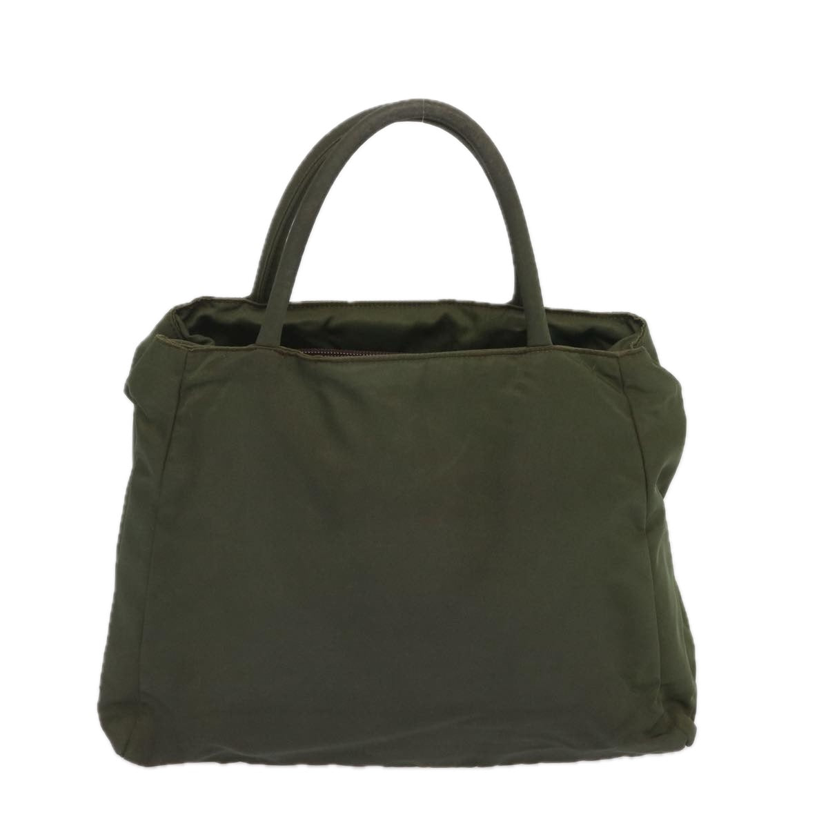 PRADA Hand Bag Nylon Khaki  68397