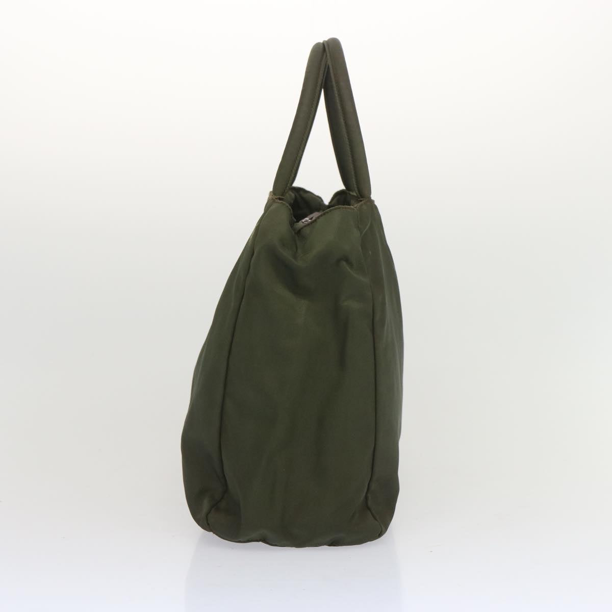 PRADA Hand Bag Nylon Khaki  68397