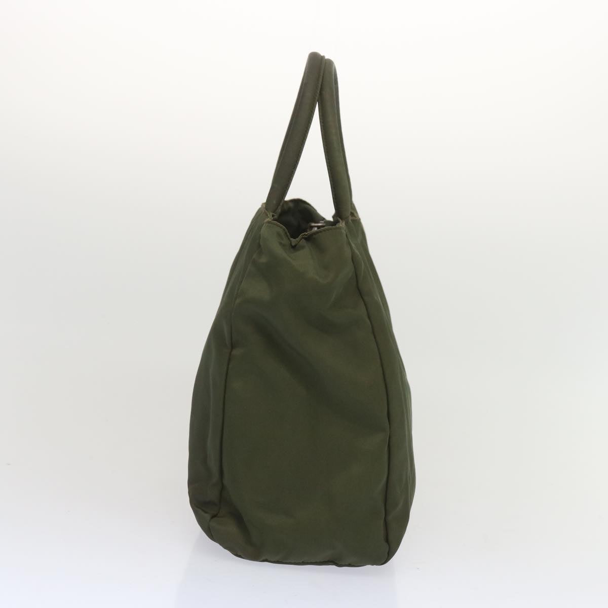 PRADA Hand Bag Nylon Khaki  68397