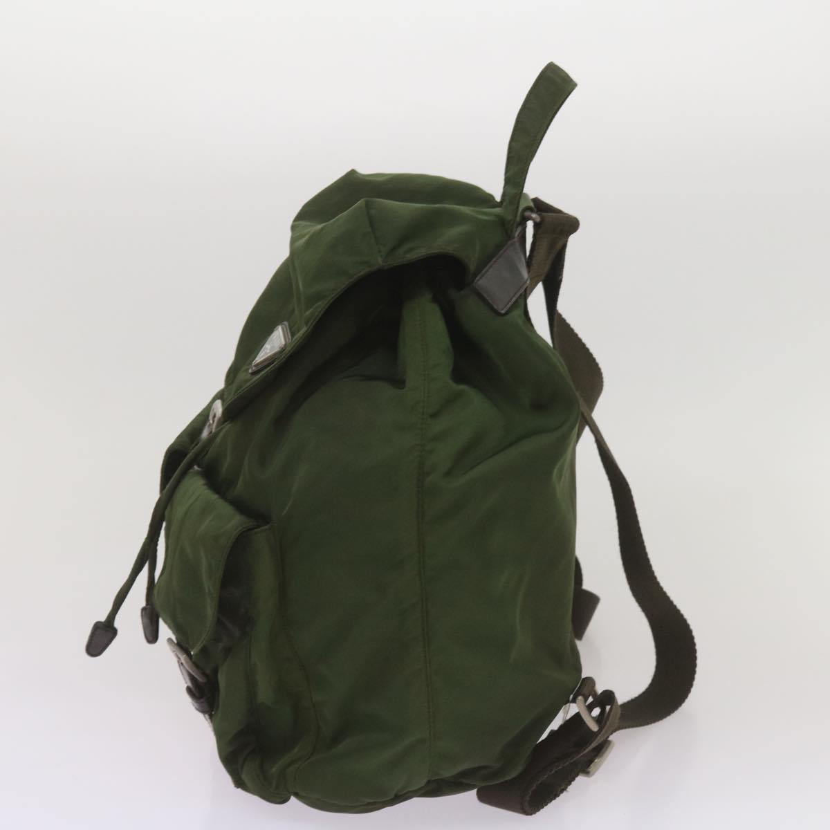 PRADA Backpack Nylon Khaki  68473